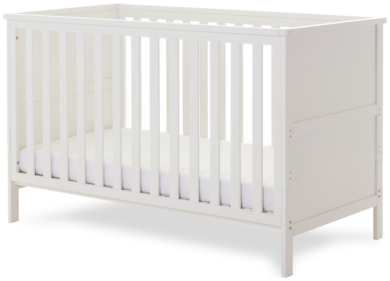 Obaby Evie Mini Cot - White