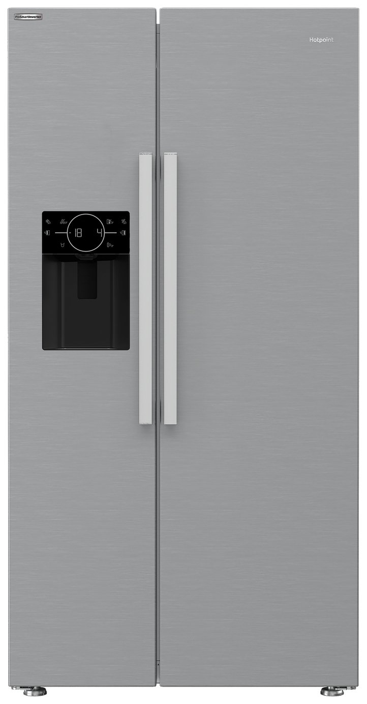 Hotpoint HPG2 6573W XP4UK American Fridge Freezer - Silver