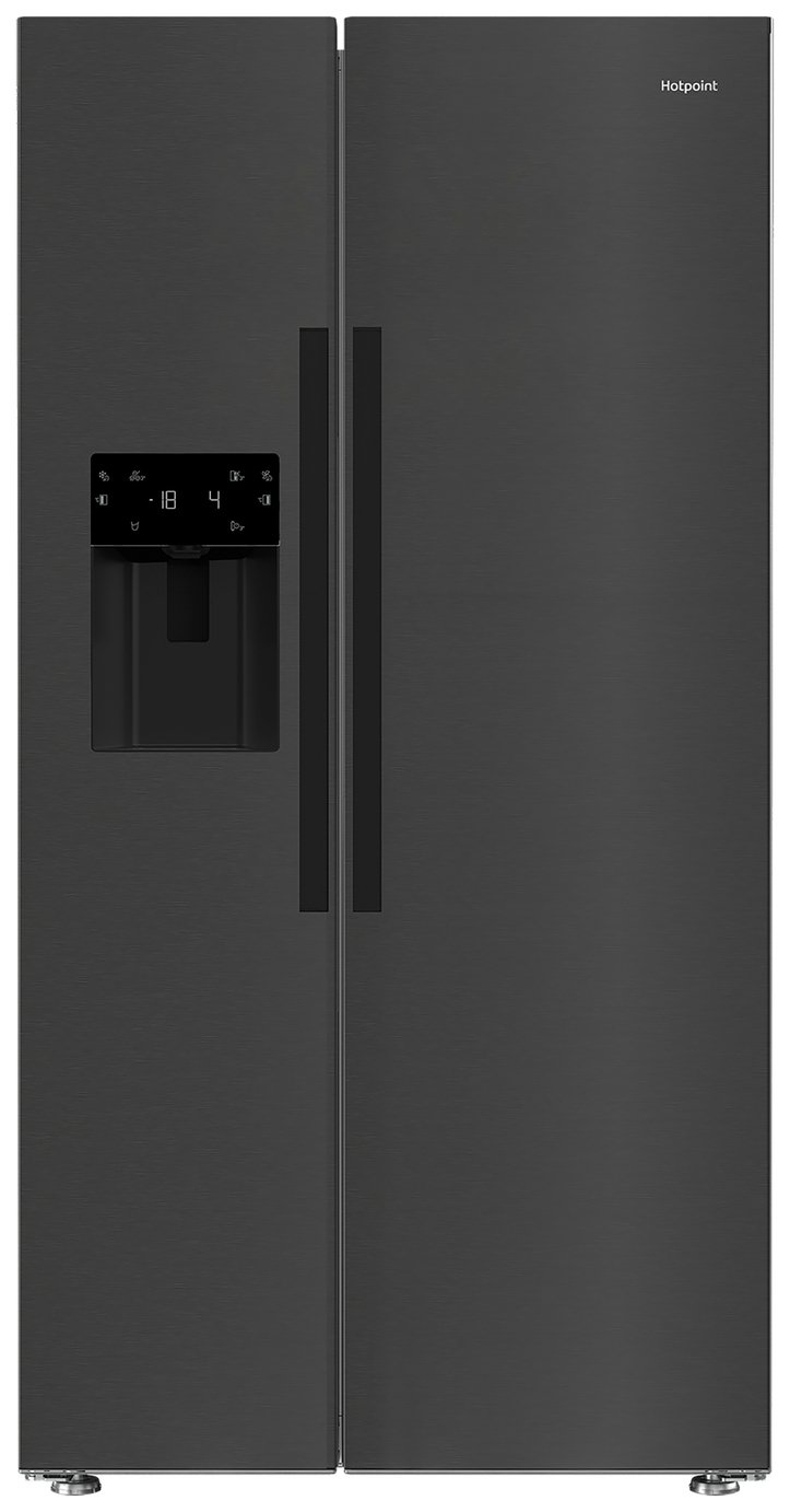 Hotpoint HPG26574WXBR5UK American Fridge Freezer- Anthracite