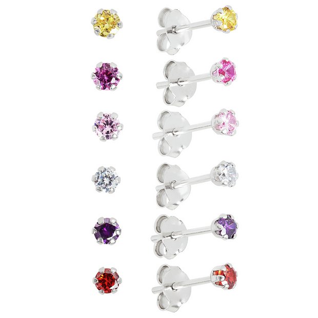 Argos pearl sale stud earrings