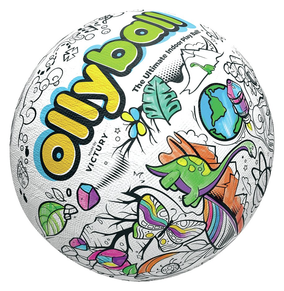 Ollyball Classic Indoor Colourable Play Ball 