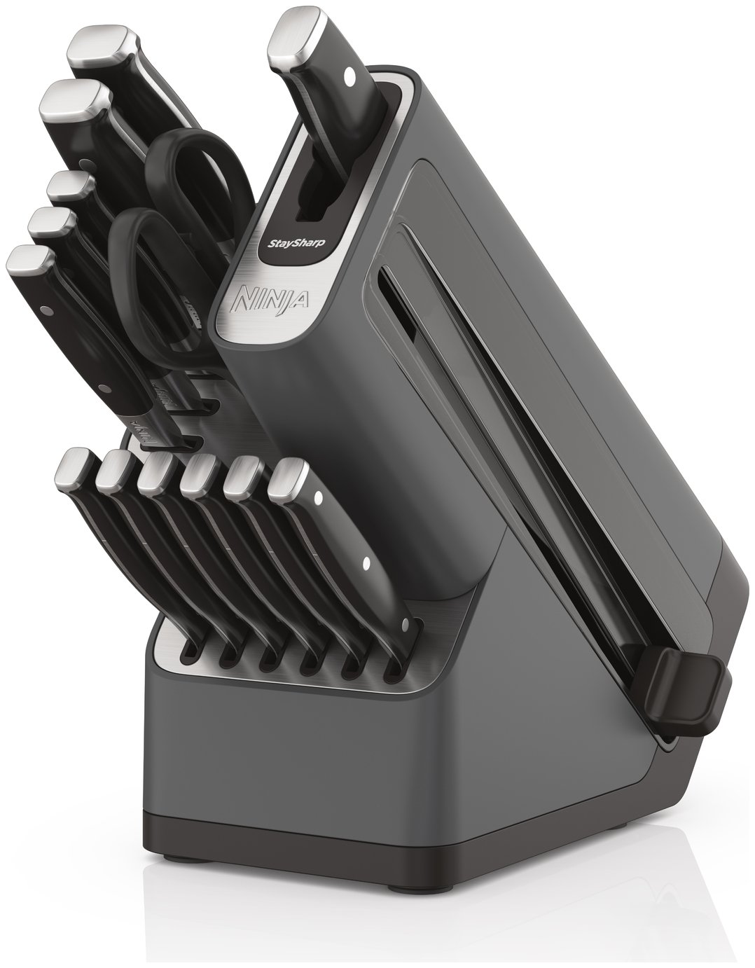 Ninja 14 Piece Stay Sharp Knife Block Set - Black