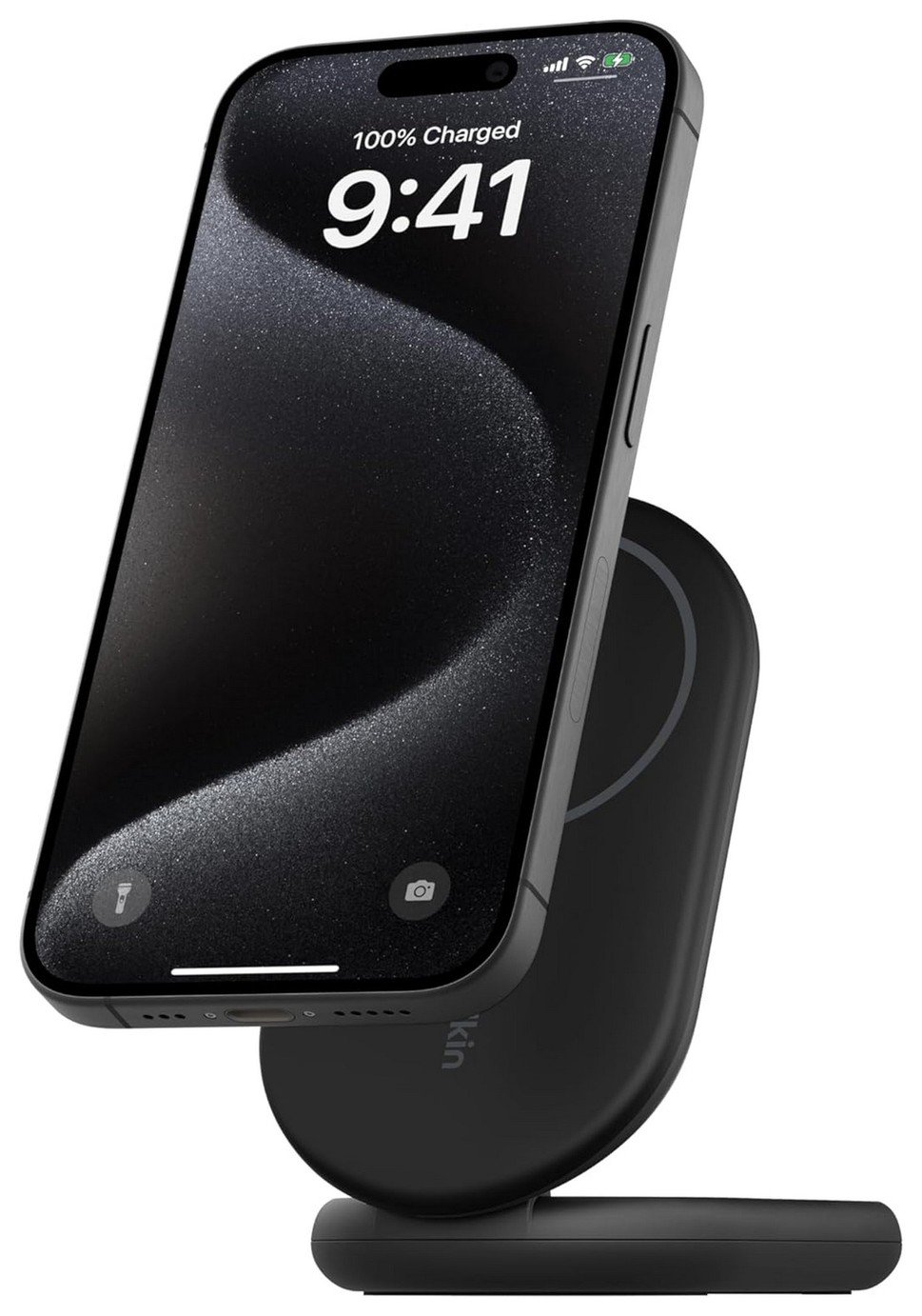 Belkin Qi2 15W Foldable MagSafe Wireless Charger - Black