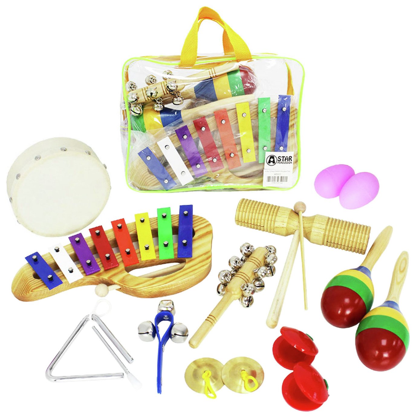 A-Star 10 Piece Children's Percussion Pack