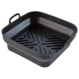 Tower Set of 2 Silicone Air Fryer Square Foldable Trays