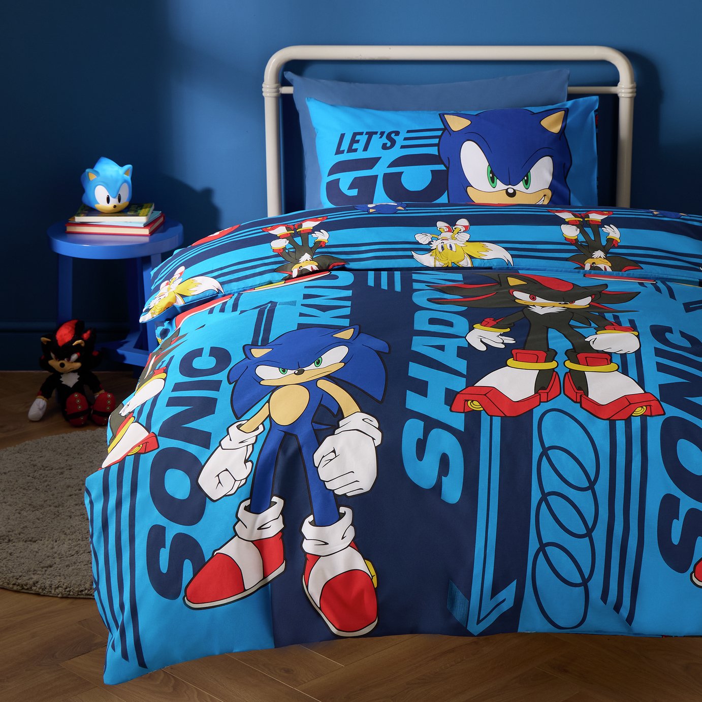 Sonic The Hedgehog Switch Blue Kids Bedding Set