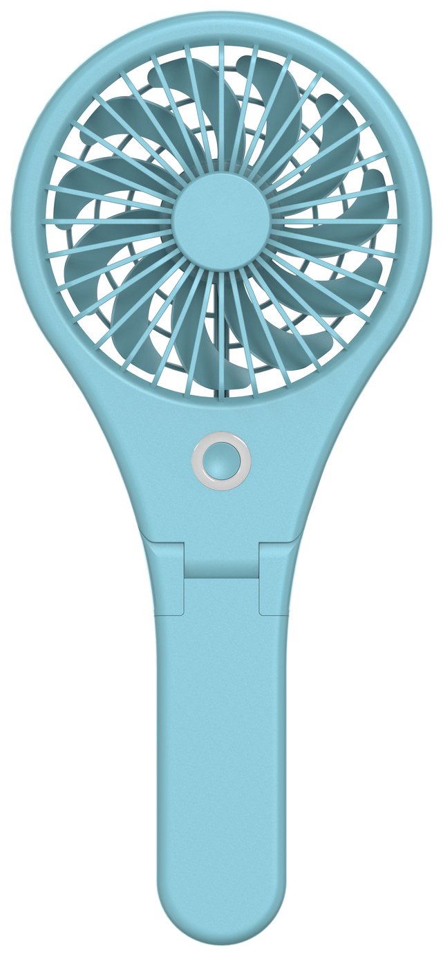 Bush Blue Handheld & Foldable Desk Fan - 4inch