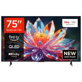 TCL 75 Inch 75T6C Smart 4K UHD HDR QLED Freely TV