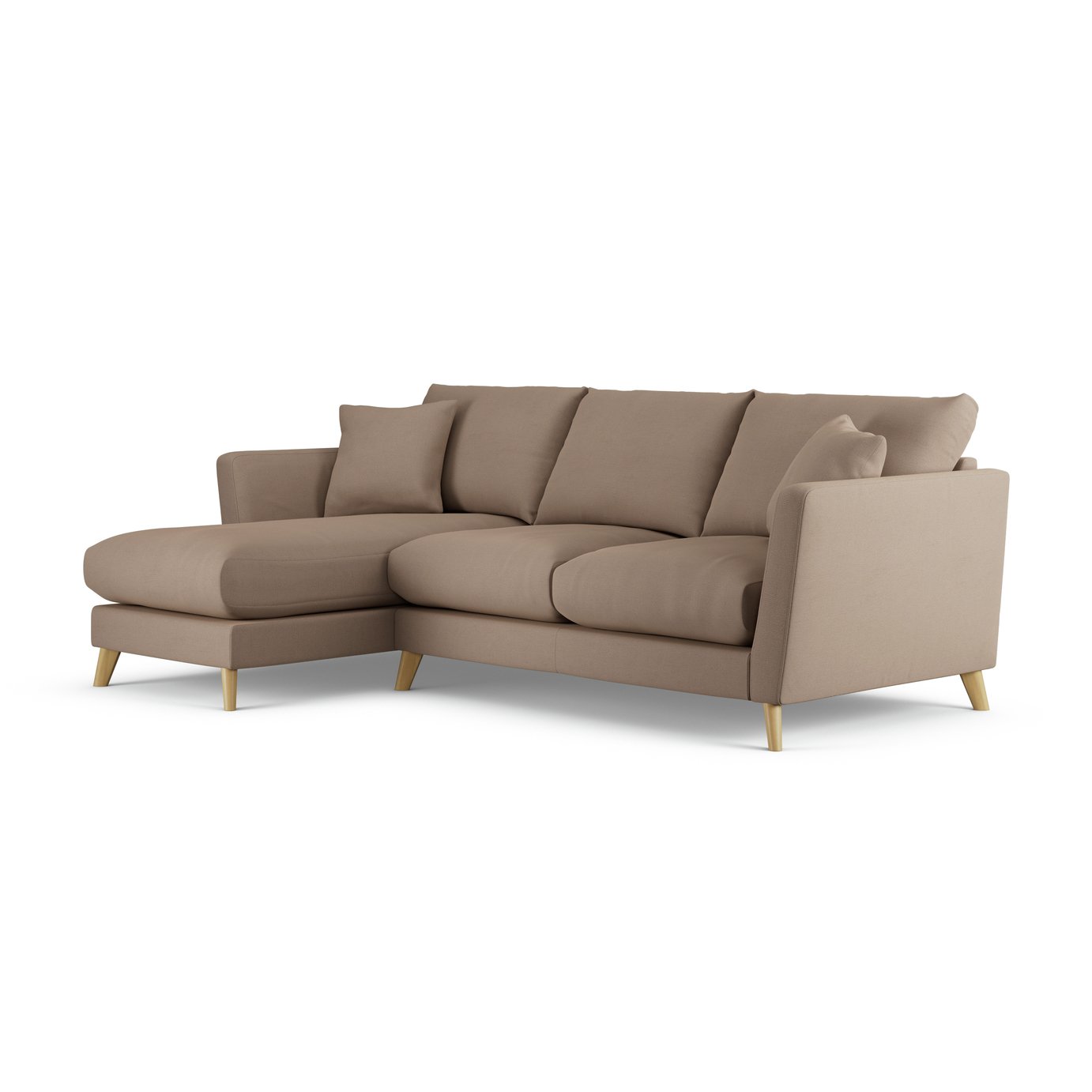 Habitat Lomond 4 Seater Left Hand Chaise Sofa