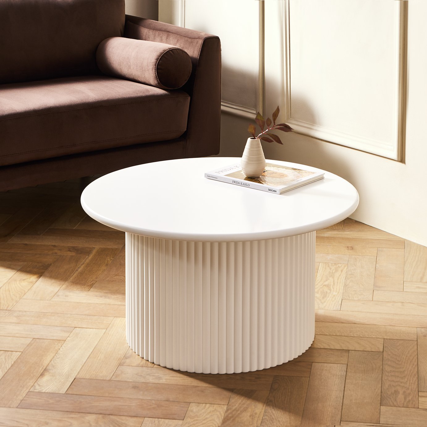 Habitat Luan Slatted Coffee Table - White