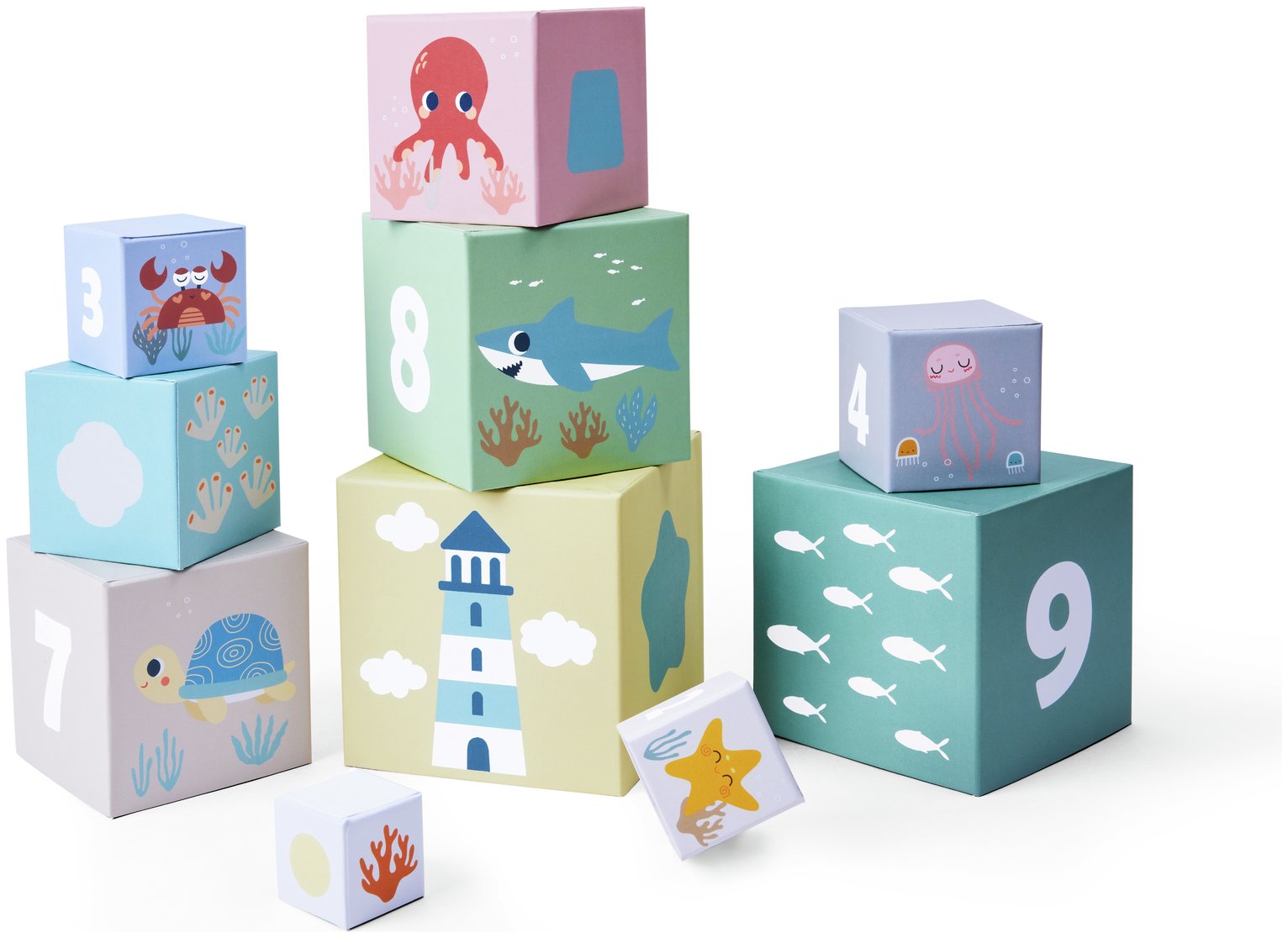 Chad Valley Under The Sea Stacking Block Baby 