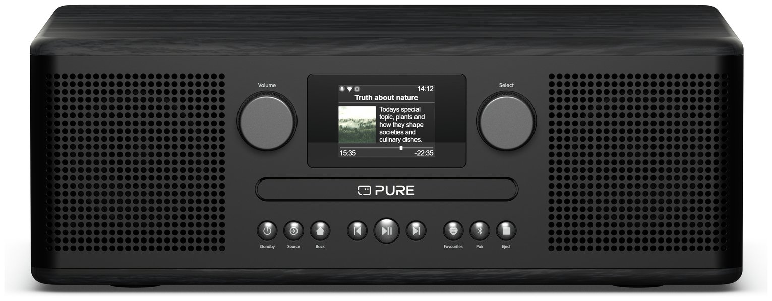 Pure Classic C-D6i DAB+/FM/Bluetooth Internet Radio - Black