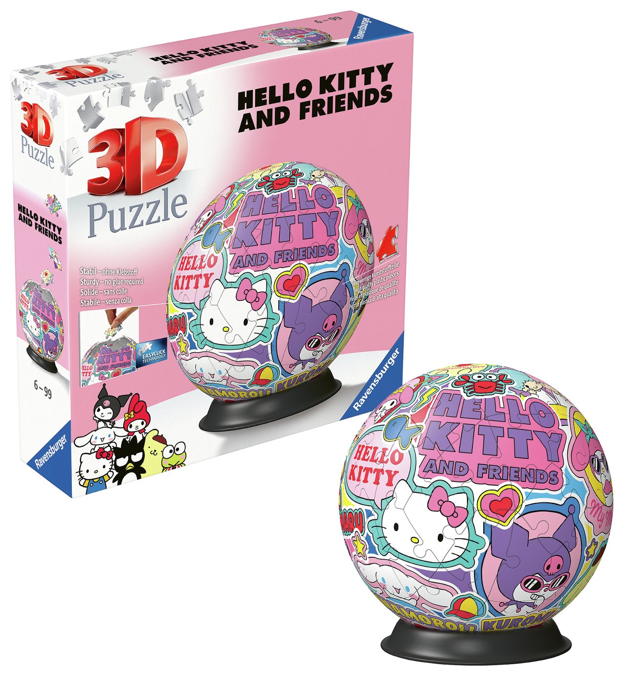 Ravensburger Hello Kitty 72 Piece 3D Jigsaw Puzzle 