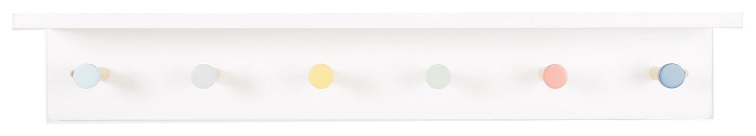 Great Little Trading Company Peg Rail Pack of 6 Wall Hooks