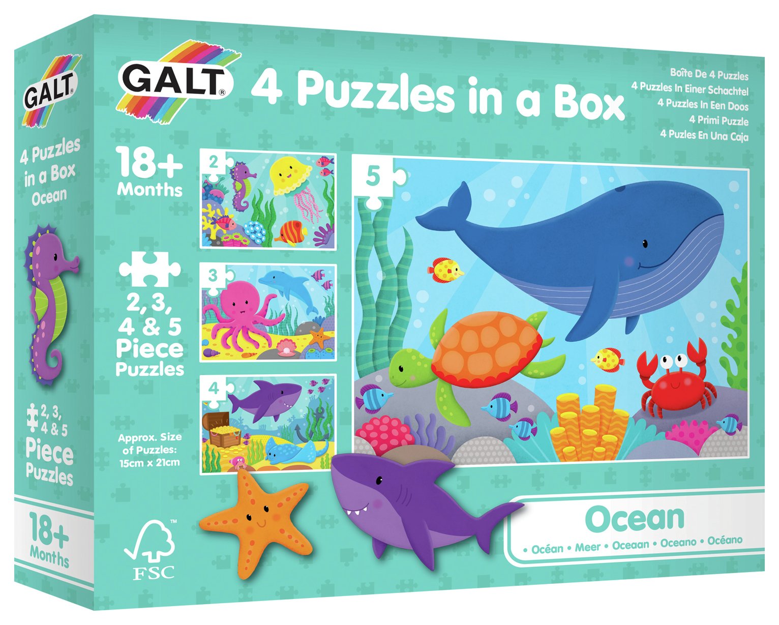 Galt Ocean In A Box Puzzles 