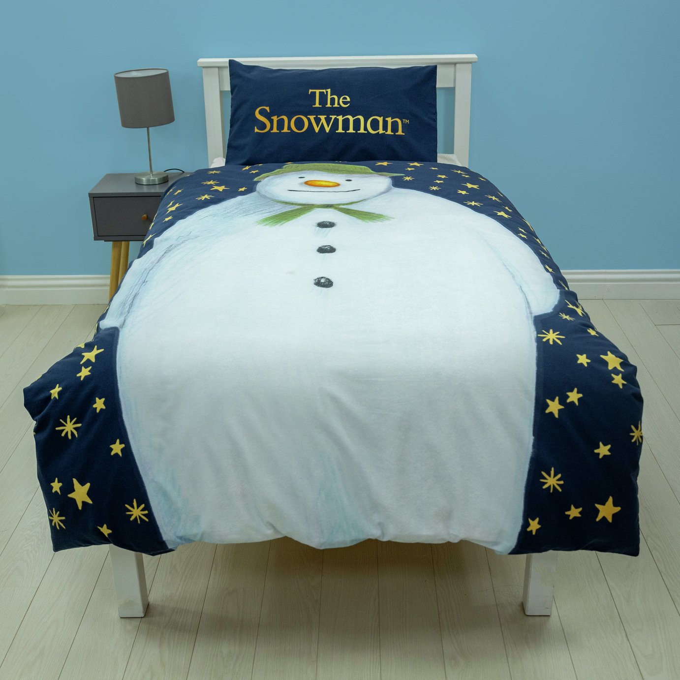 The Snowman Brushed Kids Bedding Set - Single
