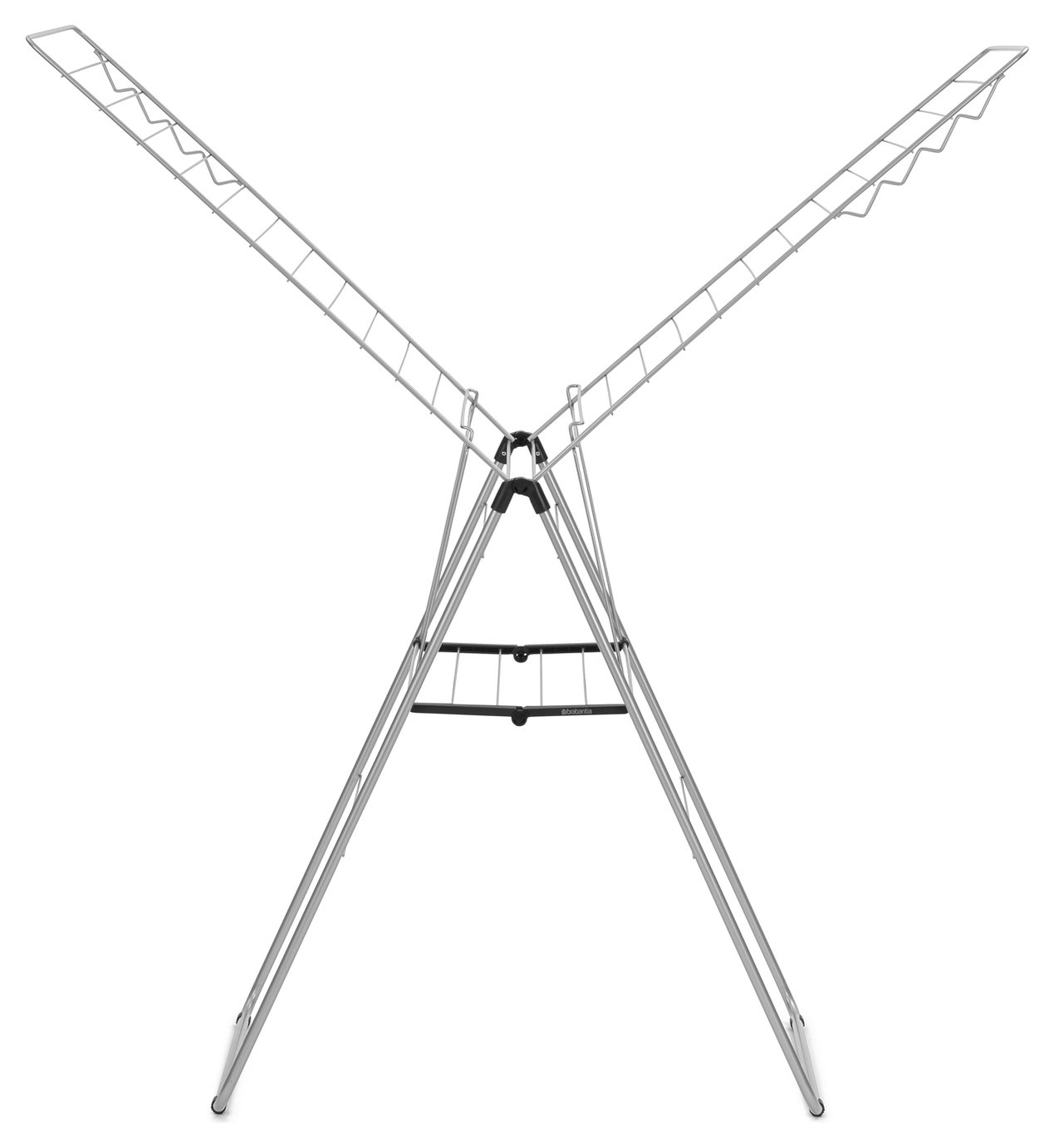 Brabantia 25m Hang On Clothes Airer - Metallic Grey