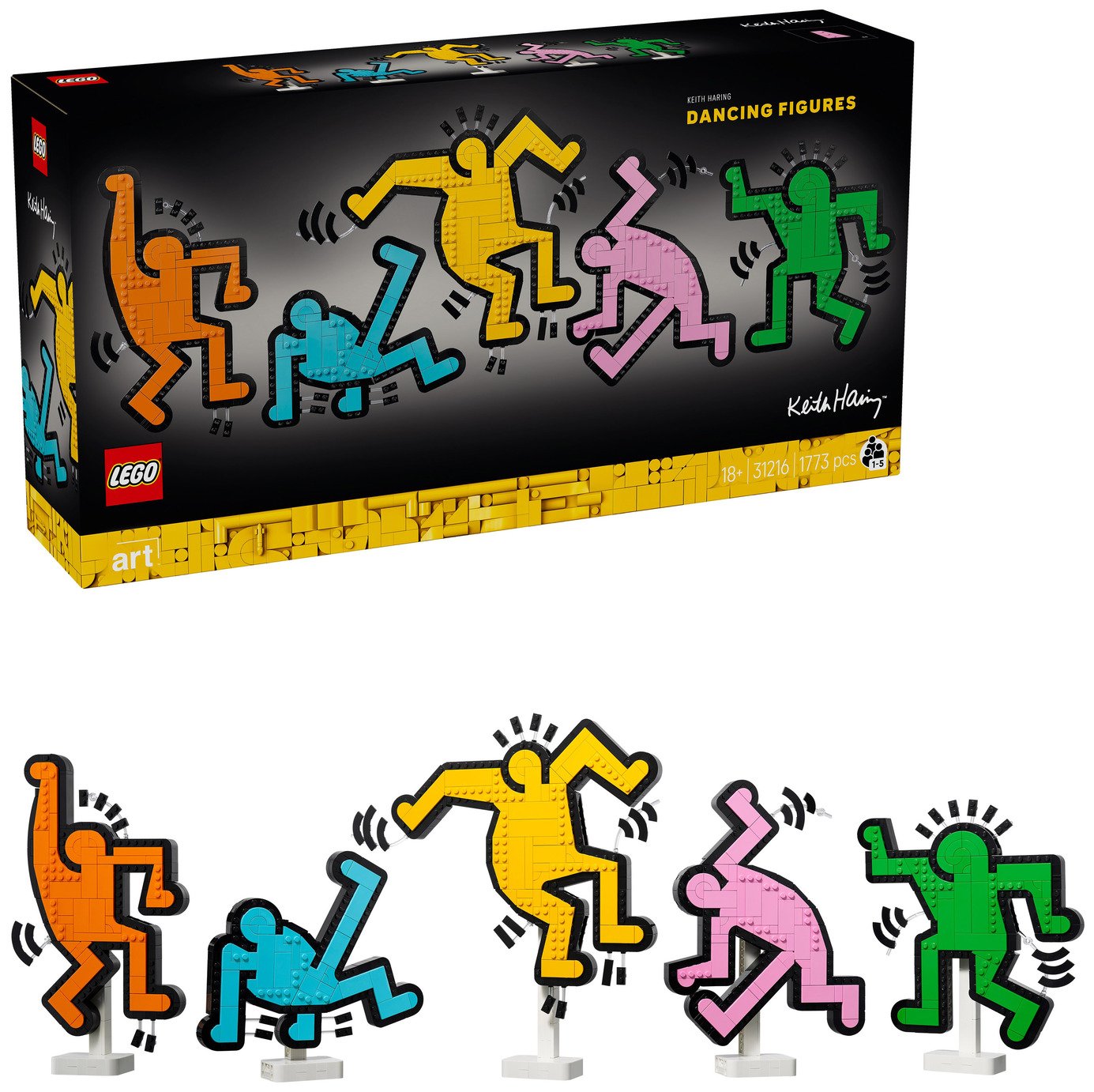 LEGO ART Keith Haring – Dancing Figures Room Decor 31216
