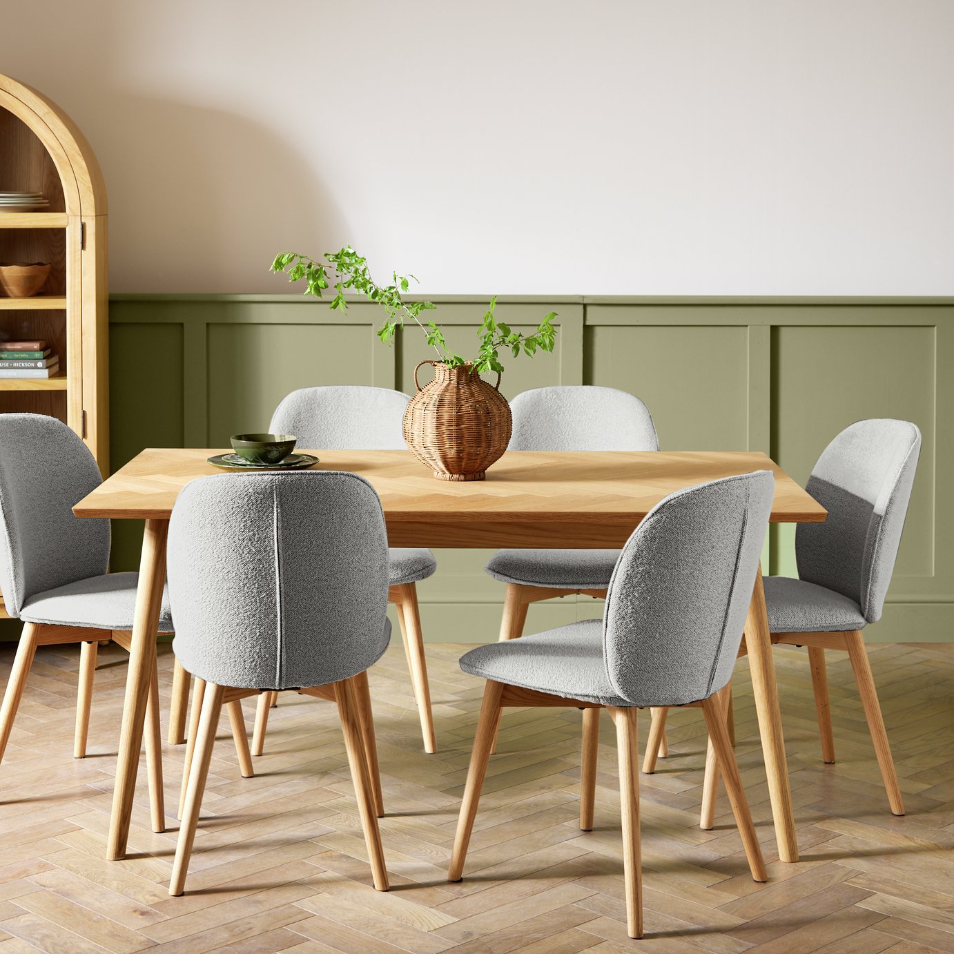 Buy Habitat Dorney Oak Dining Table Natural Chairs Dining