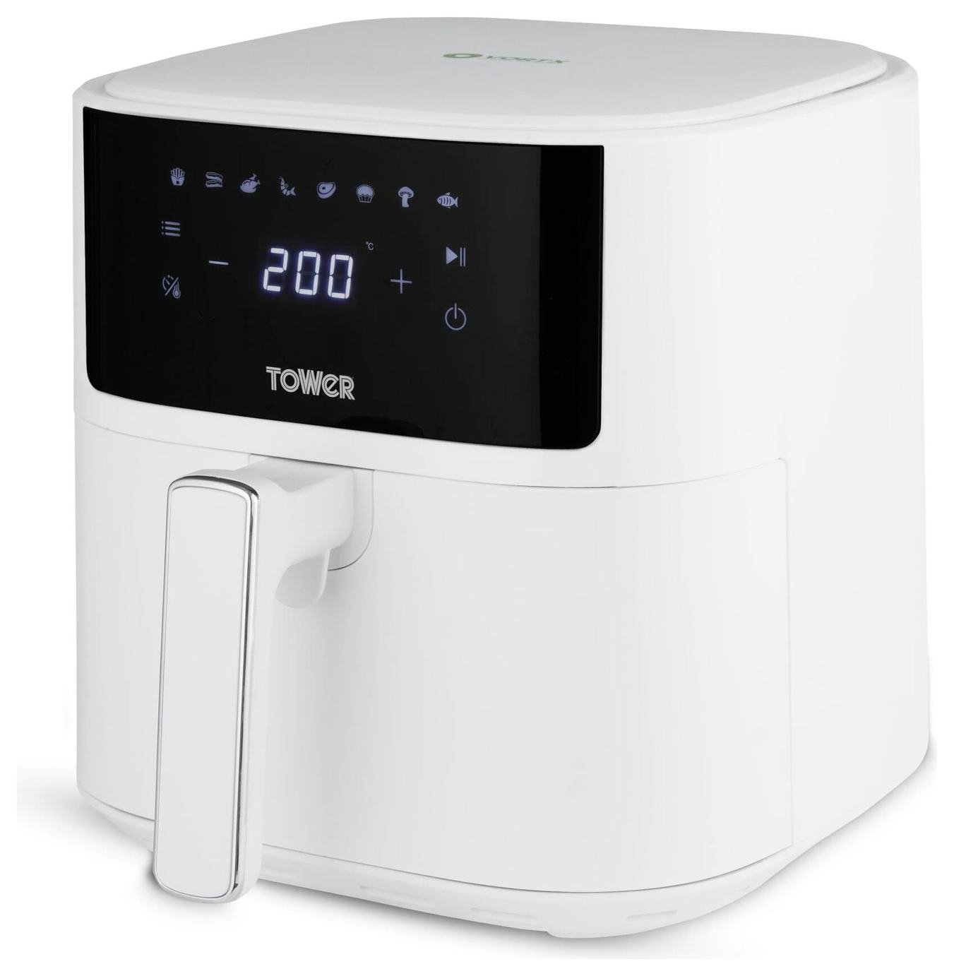 Tower T17169WHT 6L Digital Air Fryer - White