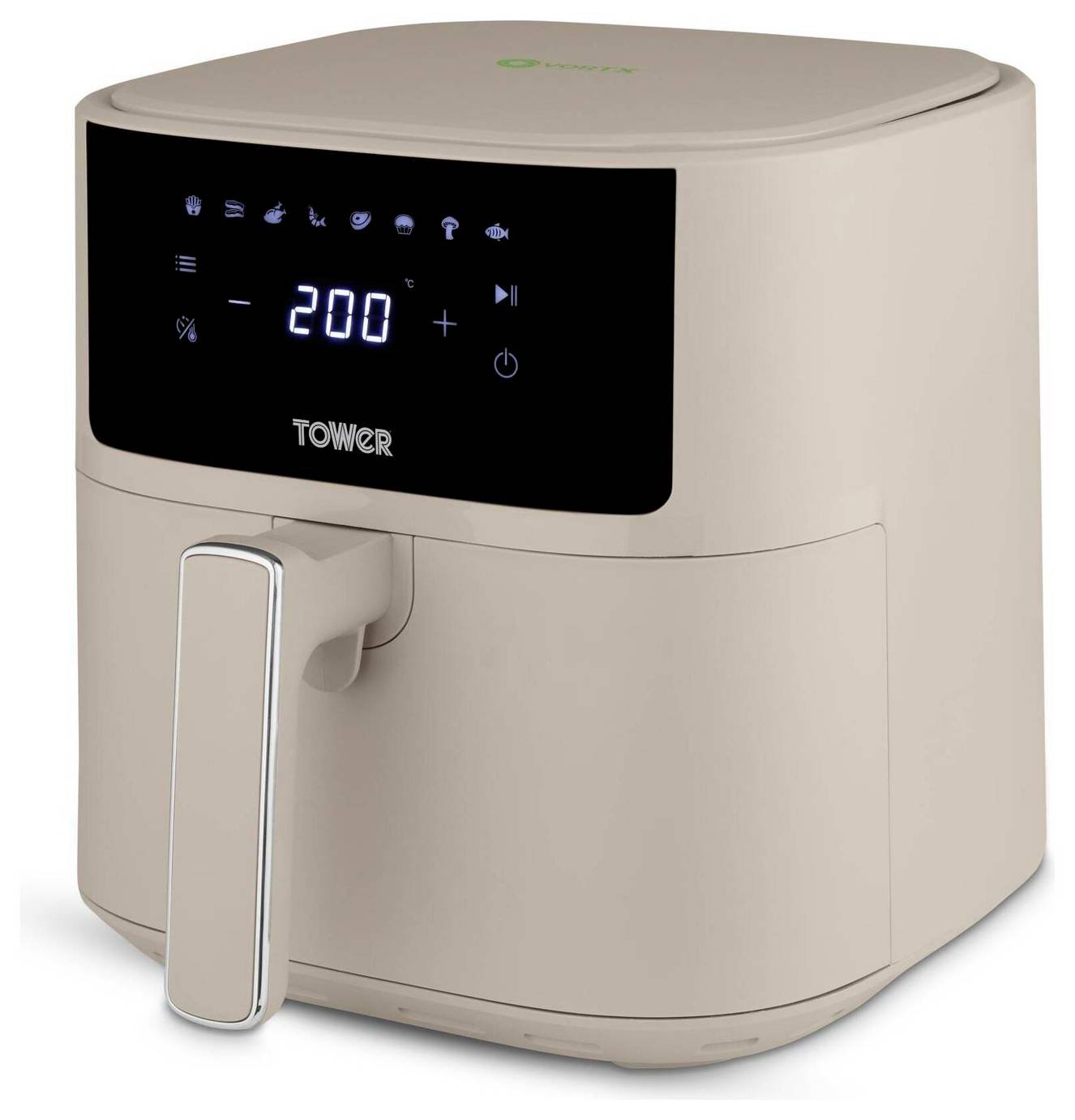 Tower T17169MSH 6L Digital Air Fryer - Latte