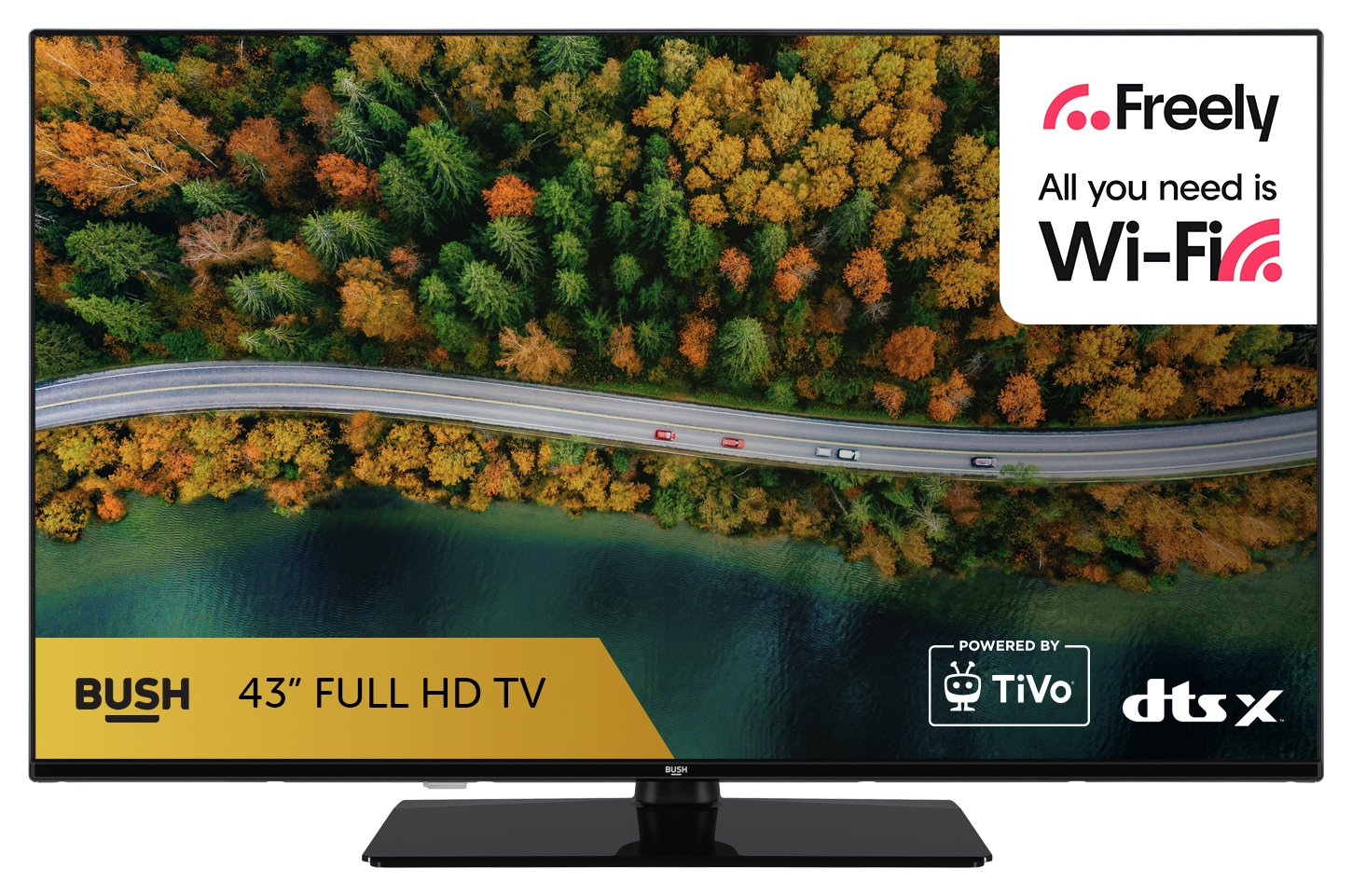 Bush 43 Inch 43FT25CB Smart FHD HDR LED TiVo Freely TV
