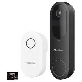 Reolink 2K Video Battery Doorbell with Chime & 64GB SD Card