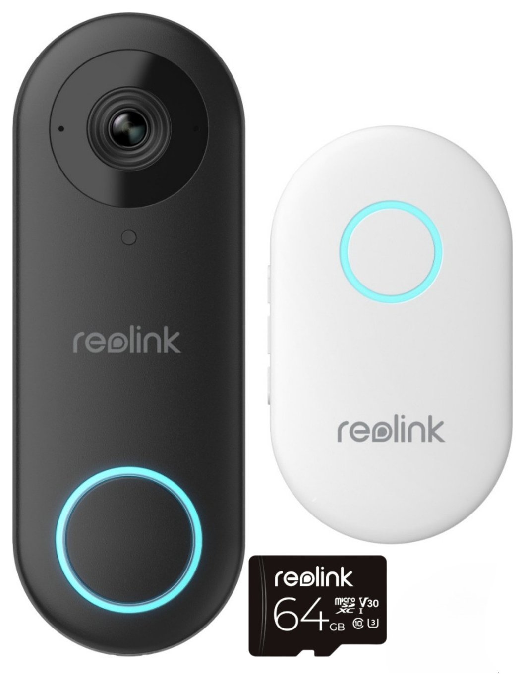 Reolink 2K+ Video Doorbell Chime with 64GB SD Card