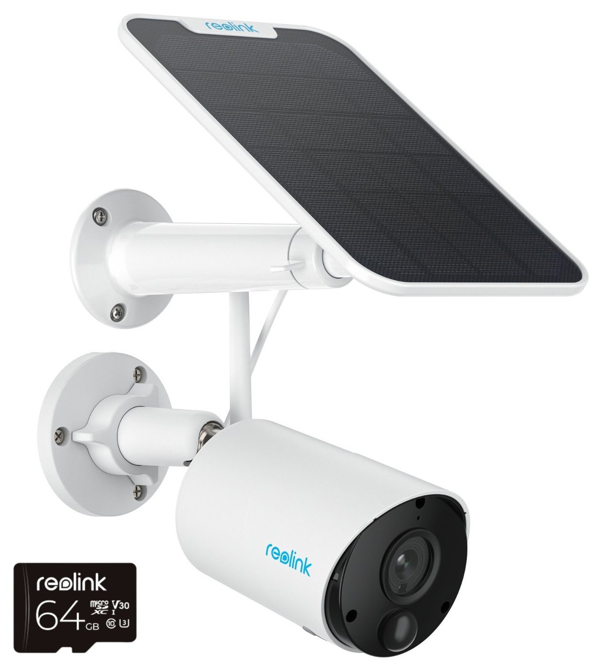 Reolink Argus 2K Battery/Solar WiFi CCTV with 64GB SD Card
