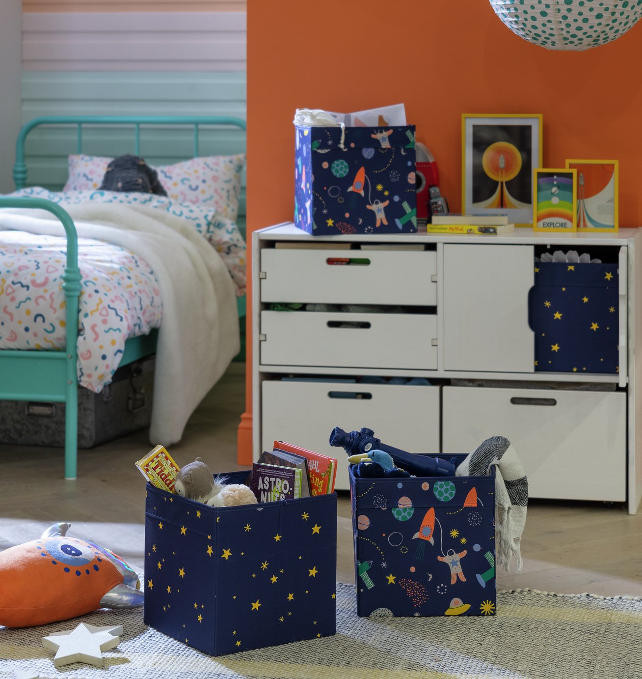 Habitat Space Set of 4 Kids Storage Boxes