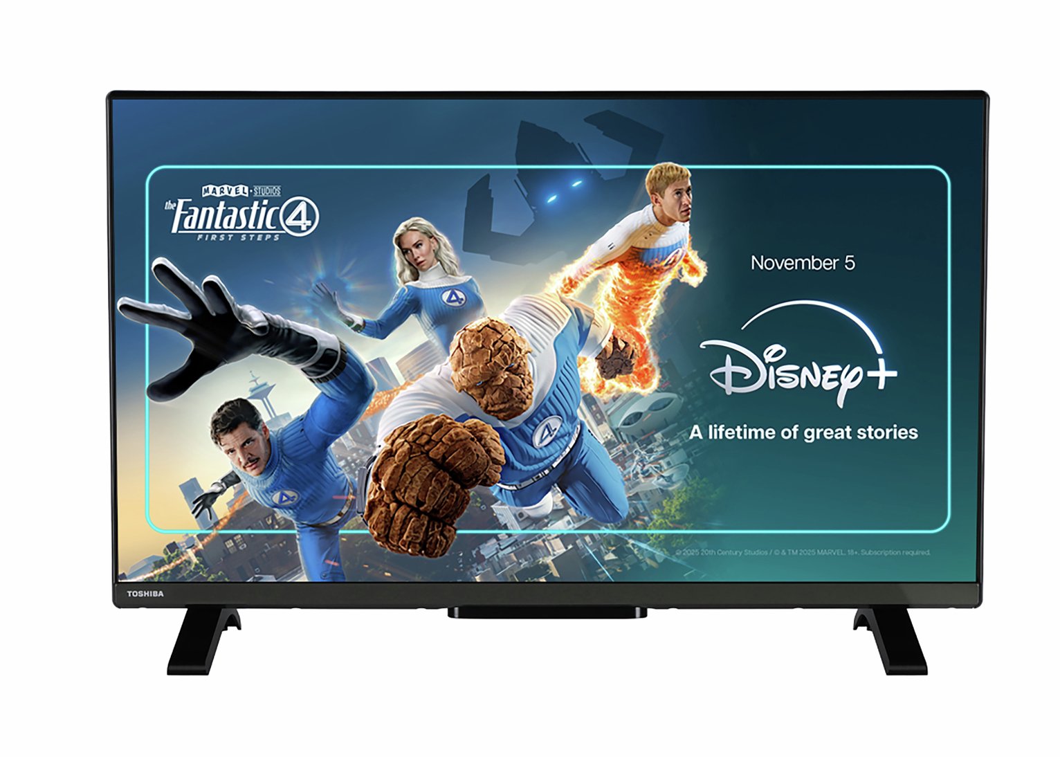 Toshiba 32 Inch 32WV2553DB Smart HD Ready HDR DLED Freely TV