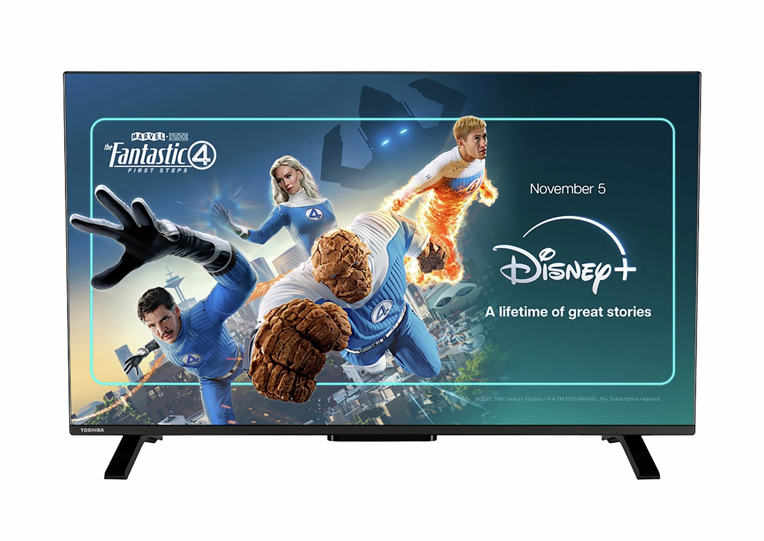 Toshiba 40 Inch 40LV2553DB Smart FHD HDR DLED Freely TV 