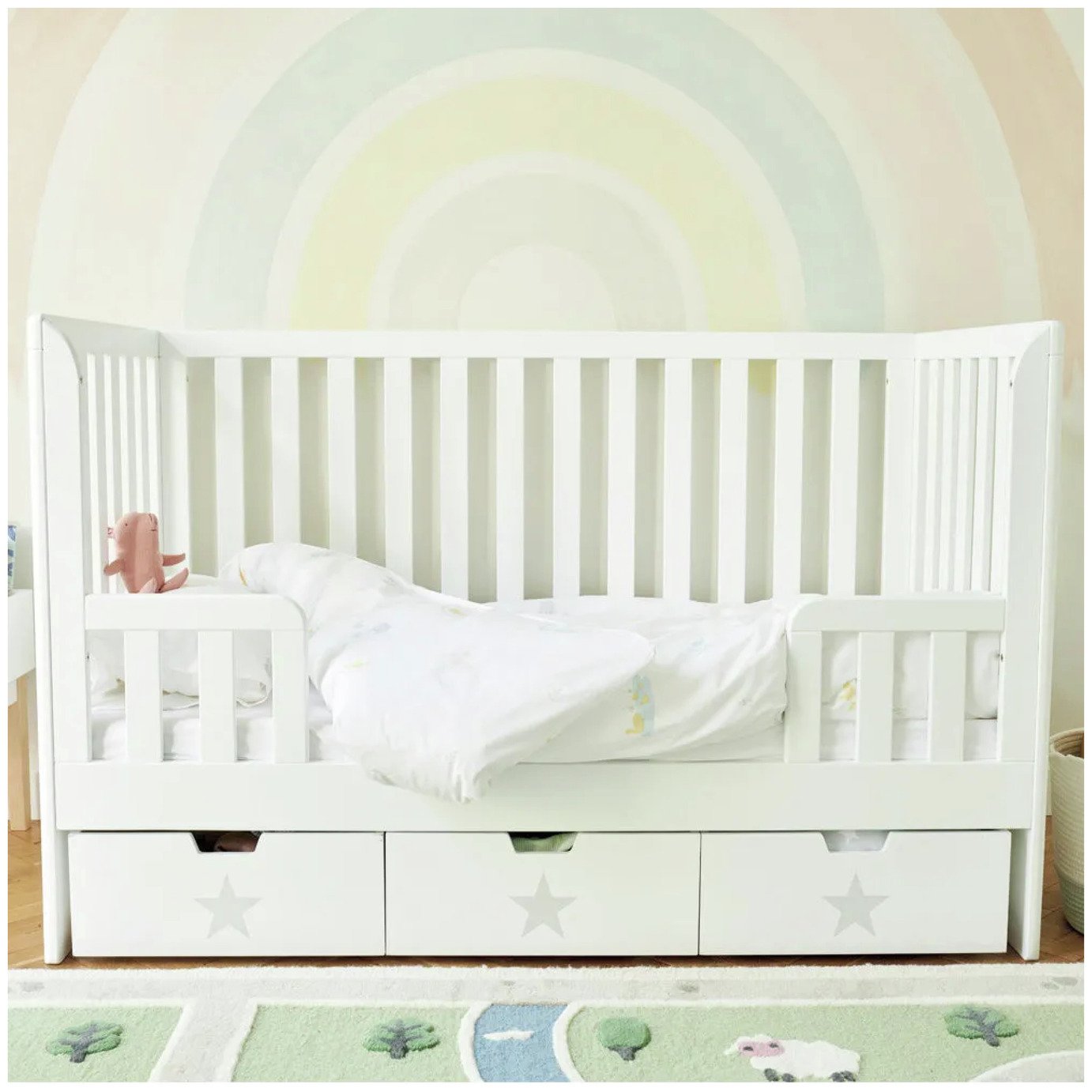 Great Little Trading Company Little Wren Cot Bed - White
