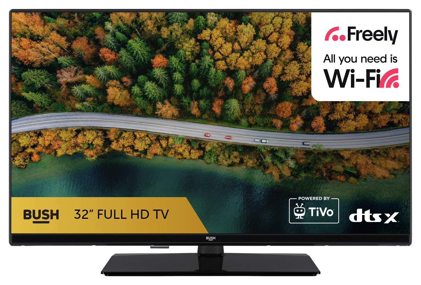 Bush 32Inch 32FT25CB Smart FHD HDR LED Freely TV