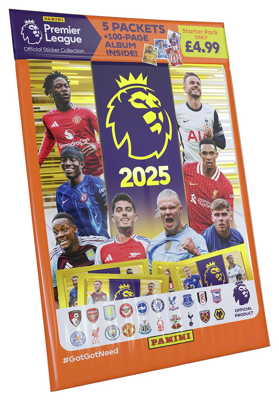 Panini Premier League Sticker 2025 Starter Album