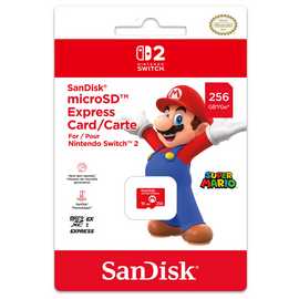 SanDisk 256GB microSD Express Card for Nintendo Switch 2