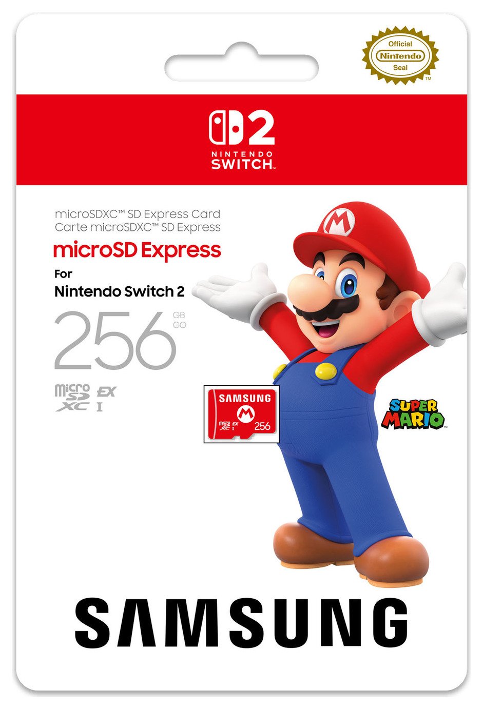 Samsung 256GB microSD Express Card for Nintendo Switch 2