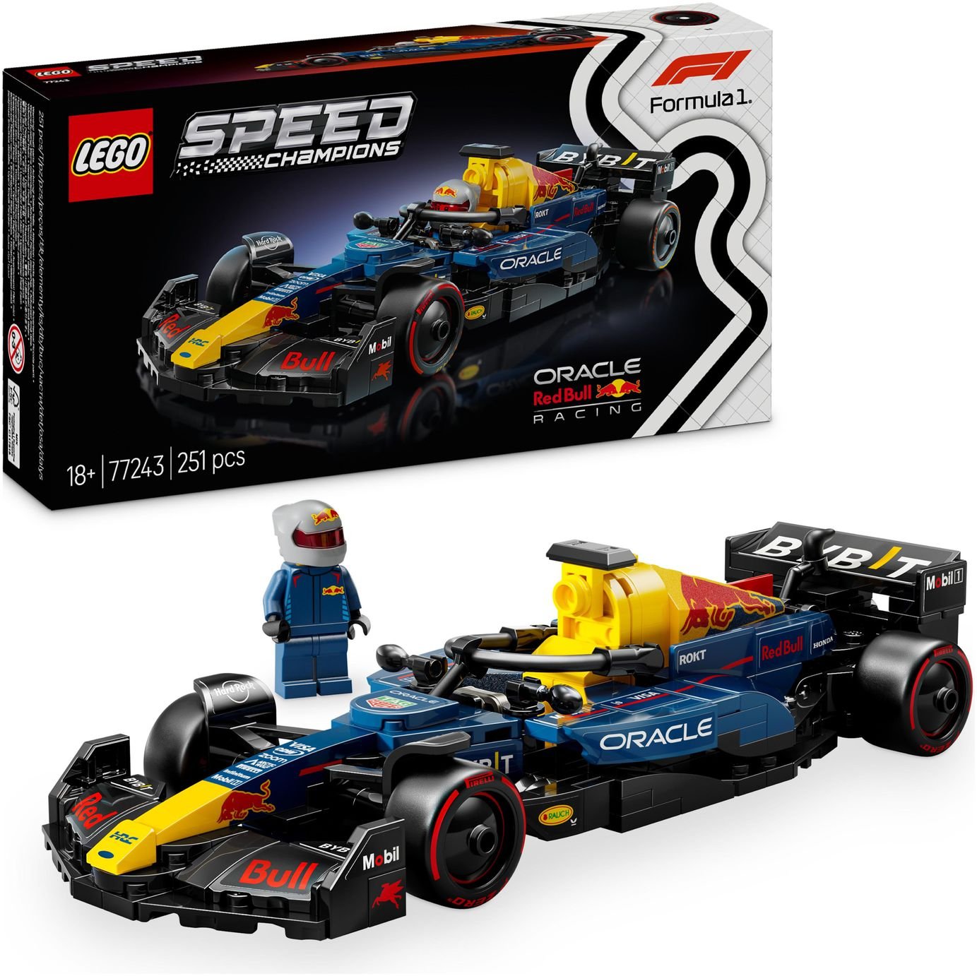 LEGO Speed Champions Red Bull Racing RB20 F1 Race Car 77243