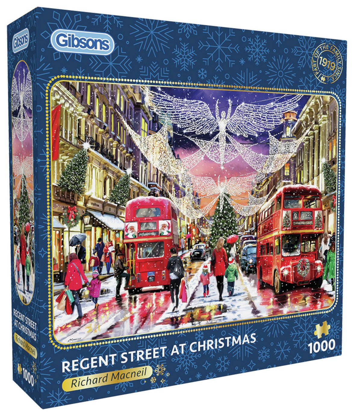 Gibsons Regent St Christmas 1000 Piece Jigsaw Puzzle