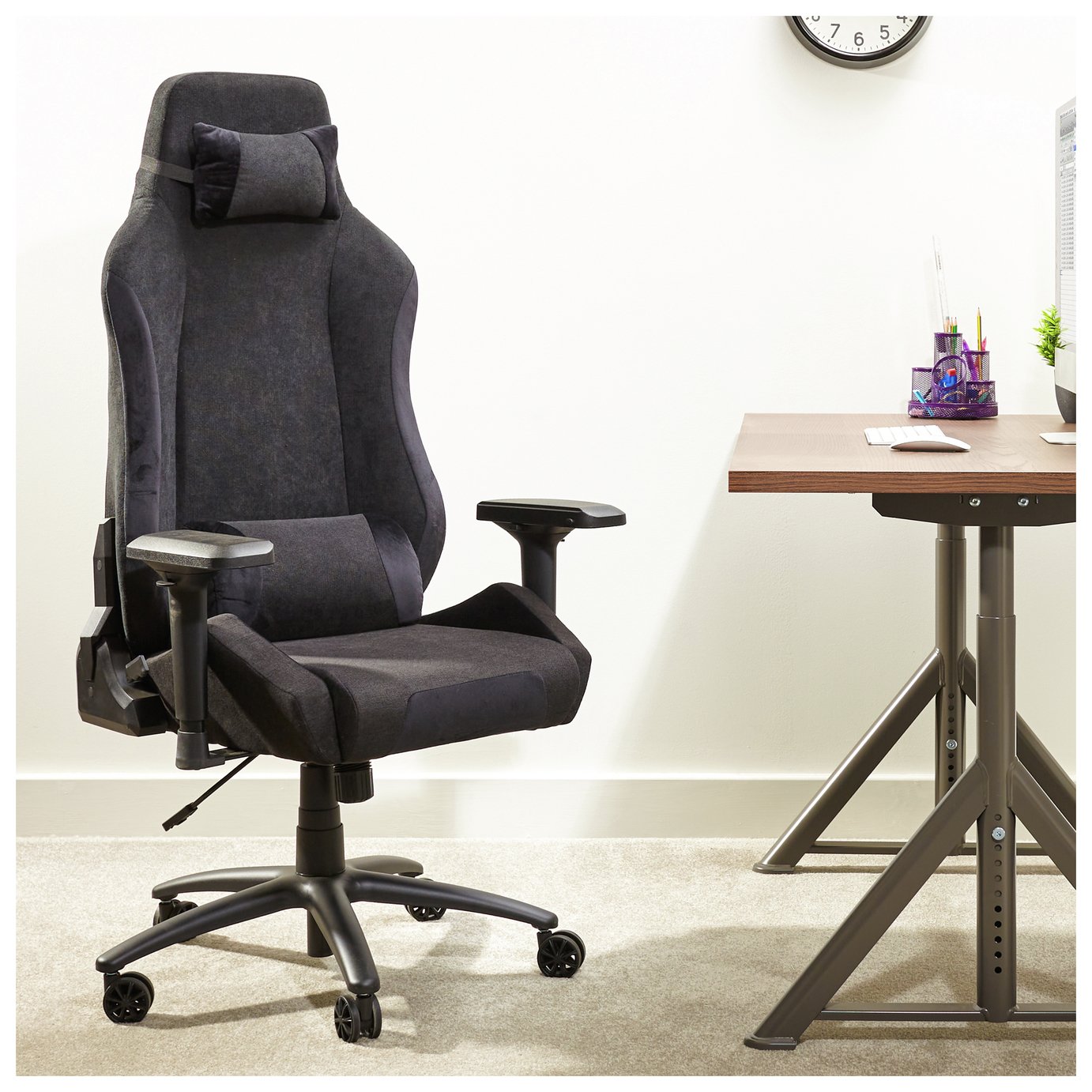 X Rocker Messina Fabric Gaming Office Chair
