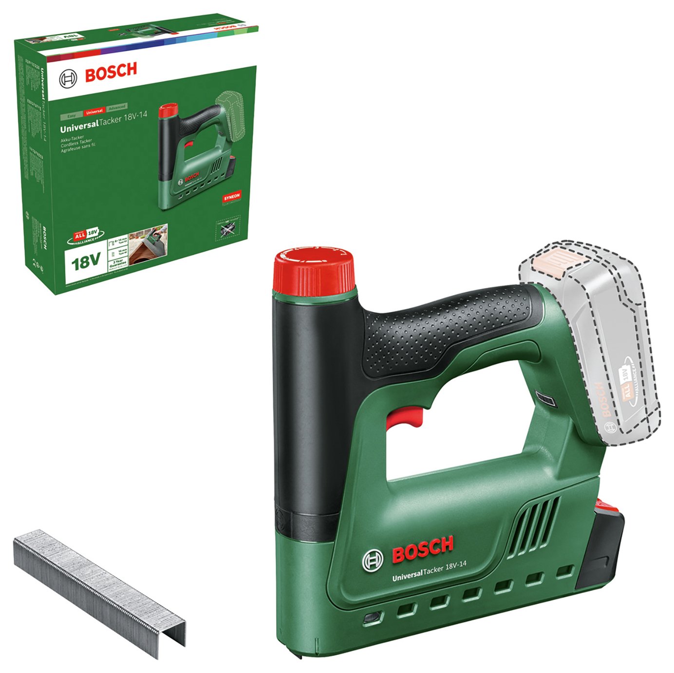 Bosch UniversalTacker 18V Nail Staple Gun