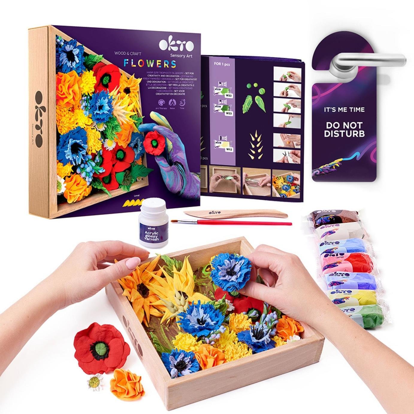 Okto Our Sensory Art Clay Succulents Kit
