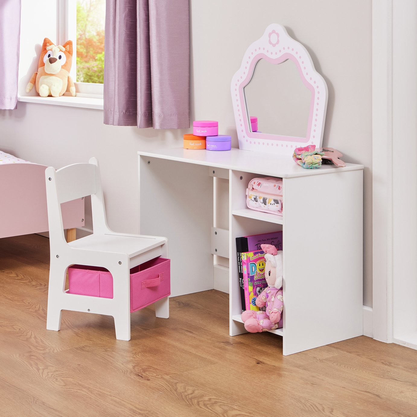 Liberty House Toys Kids Nursery Dressing Table - White