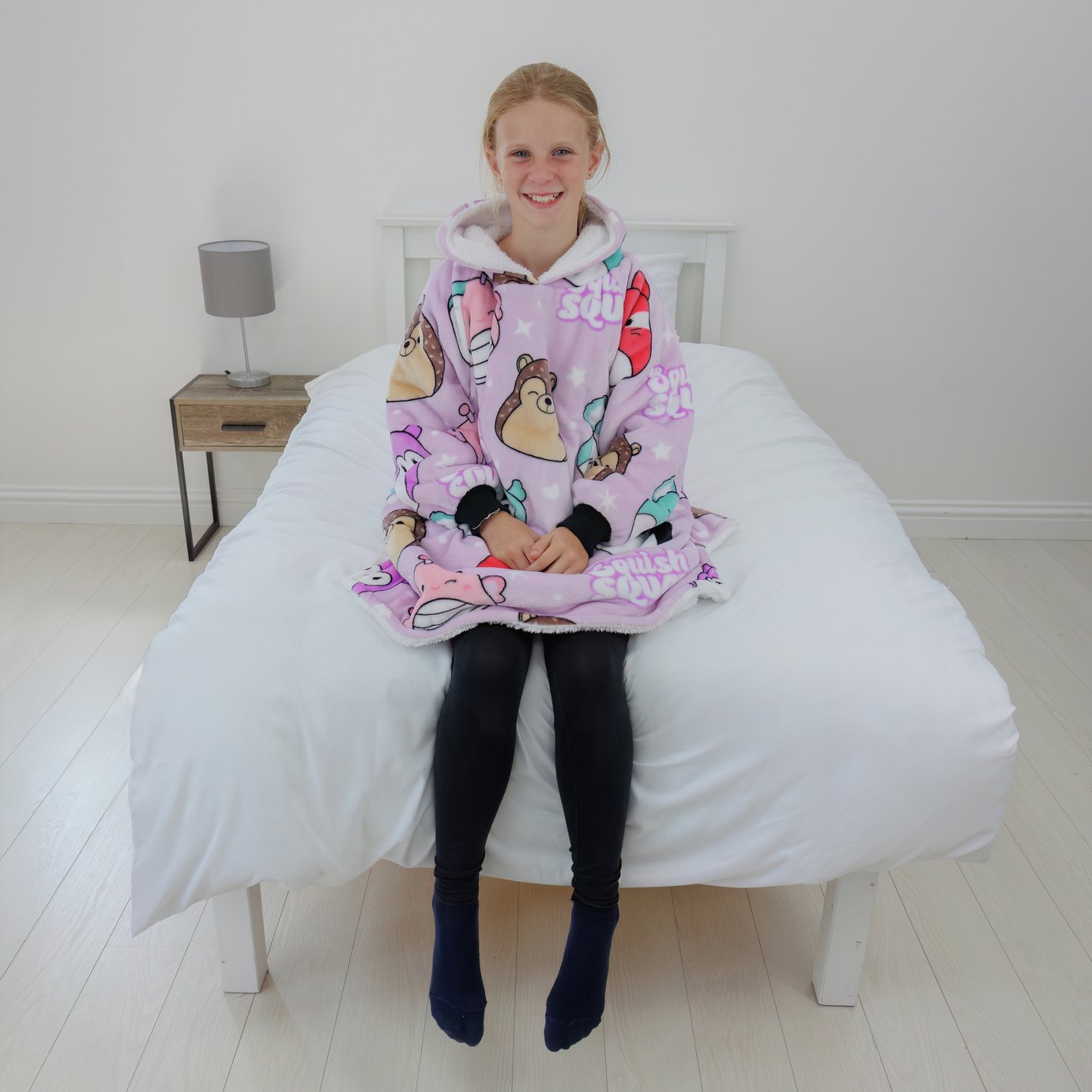 Squishmallows Fleece Hooded Blanket - Medium