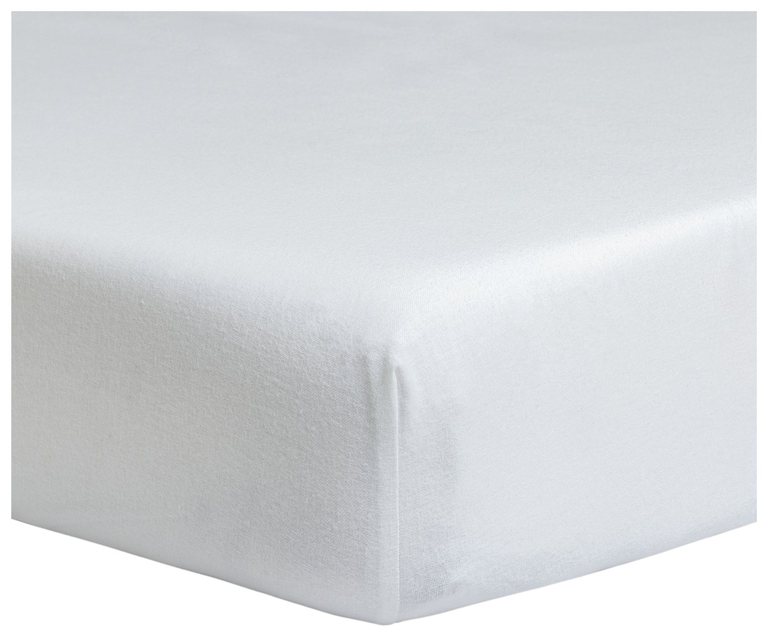 Home Essentials Brushed Cotton Fitted Sheet