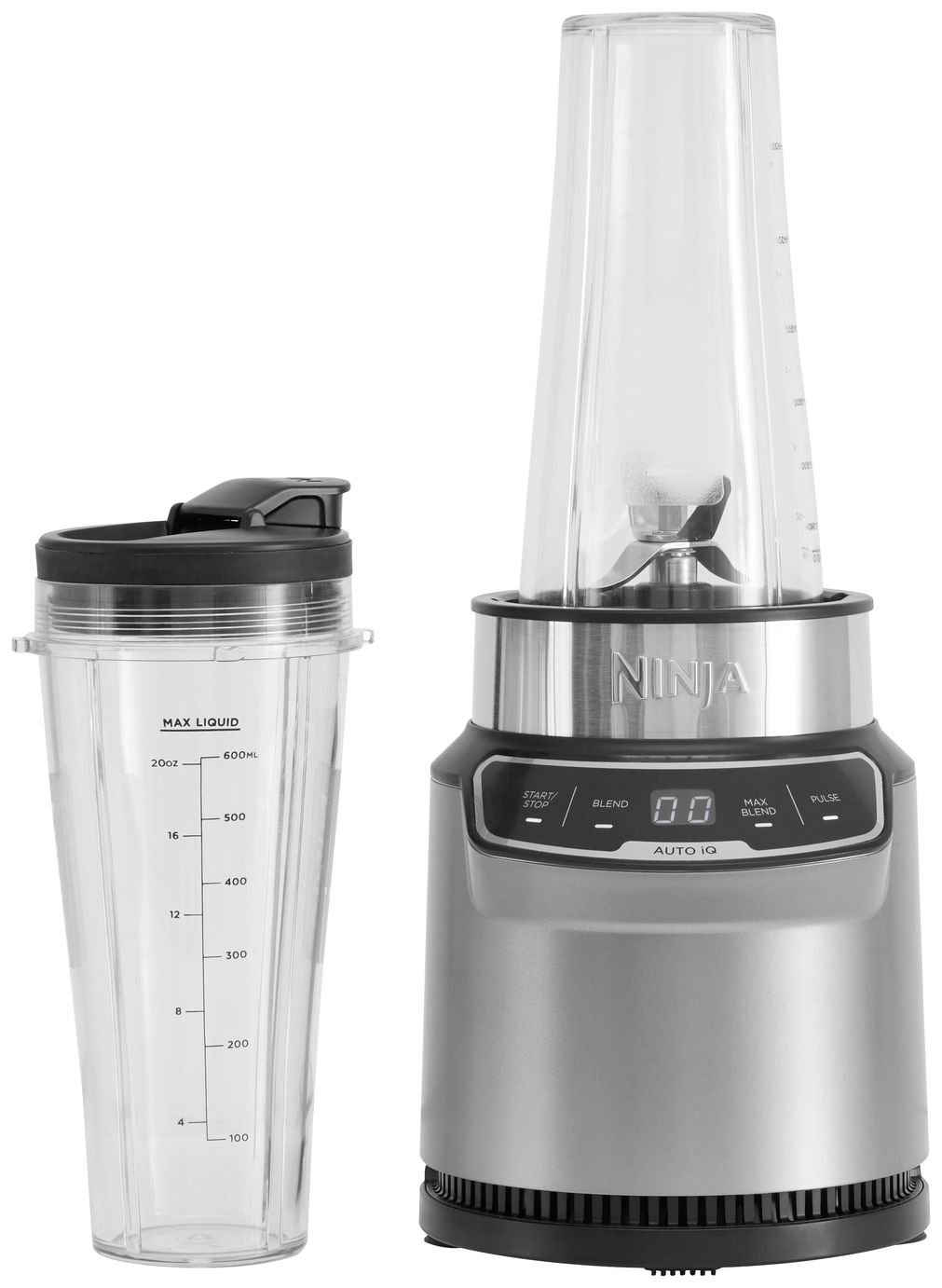 Ninja BN500UK Auto-iQ Blender & Smoothie Maker - Grey