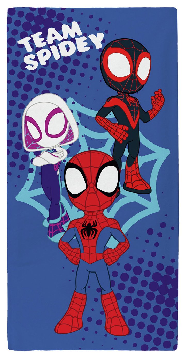 Disney Spidey & Friends Beach Towel - Blue