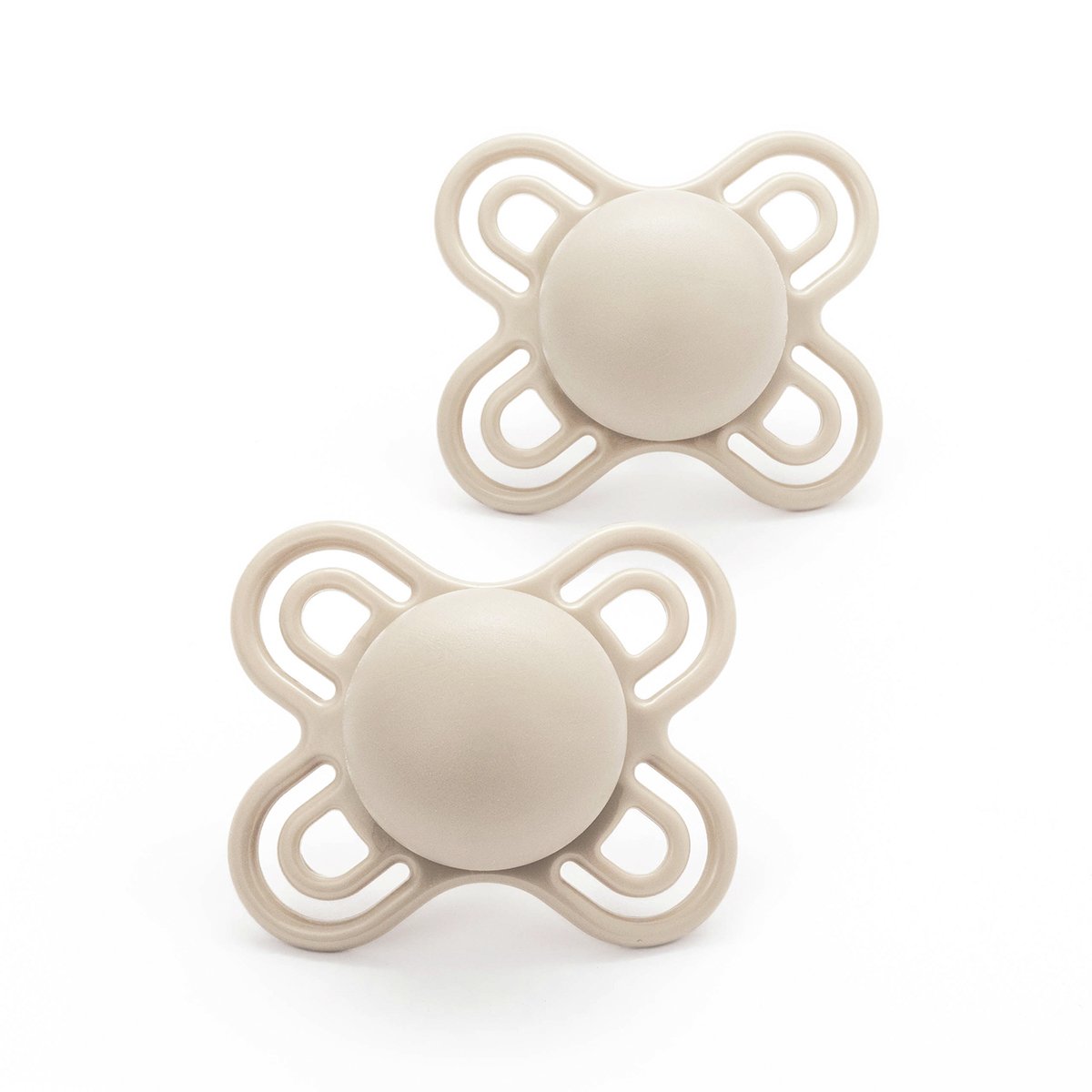 MAM Perfect Soother 0–2 Months Soother 2 Pack - White