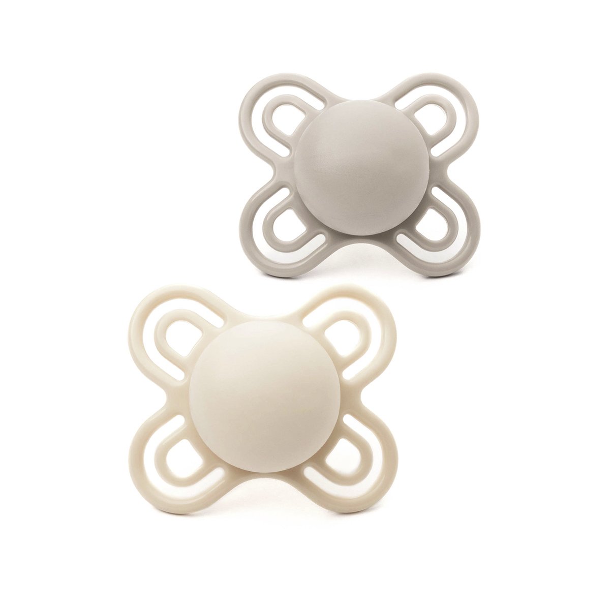 MAM Perfect Soother 0–2 Months Soother 2 Pack - White