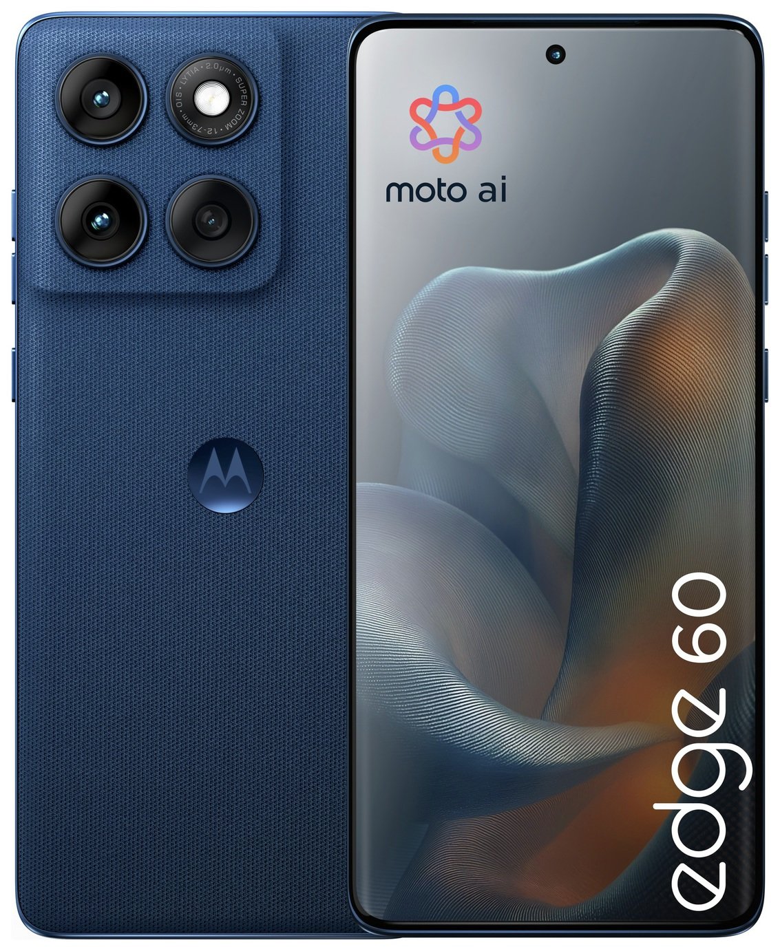 SIM Free Motorola Edge 60 5G 512GB AI Mobile Phone - Blue